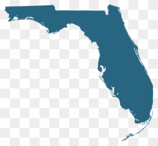 Florida Map Transparent Clipart