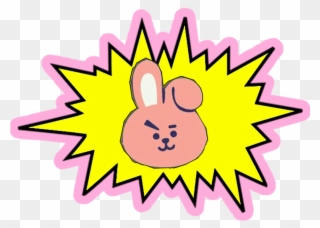 This Is So Bad, I'm Wheezing😂😂 Cooky Bt21cooky Jungko - Pop Art Bubble Vector Clipart