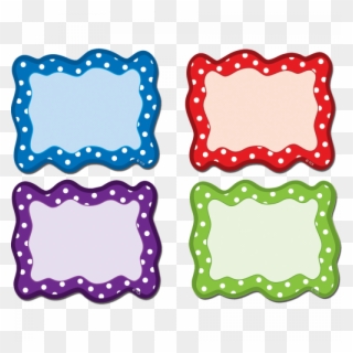 Polka Dots Blank Cards Magnetic Accents - Circle Clipart