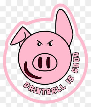 Bold, Playful, Paintball Logo Design For Oh So Clean - Pig Logo Clipart