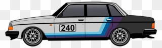 1992 Volvo - City Car Clipart