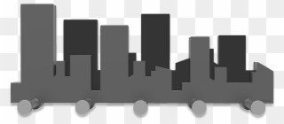 Appendiabiti Da Parete Skyline - Clothes Hanger Clipart