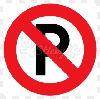 No Parking Aluminum Sign - Parking Violation Icon Clipart