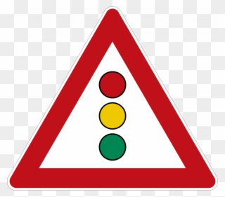 Traffic Lights, Also Known As Traffic Signals, Traffic - Achtung Svg Clipart