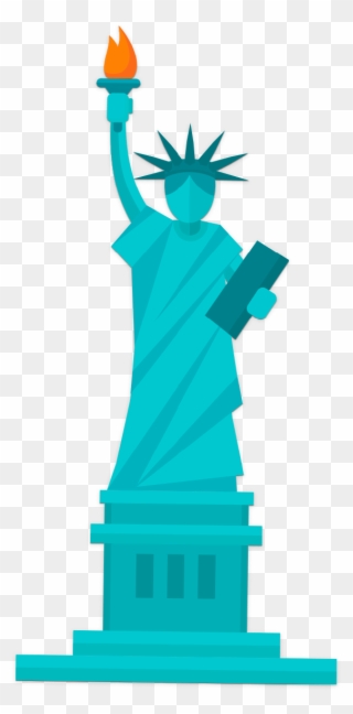 Ver Más - La Estatua De La Libertad Animada Clipart
