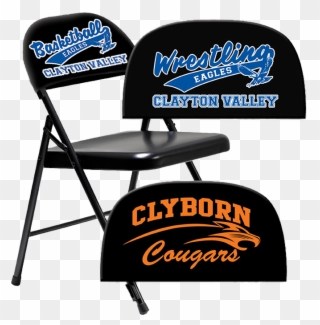 Seat Back Covers Chair Cover - Metal Folding Chair Size Clipart