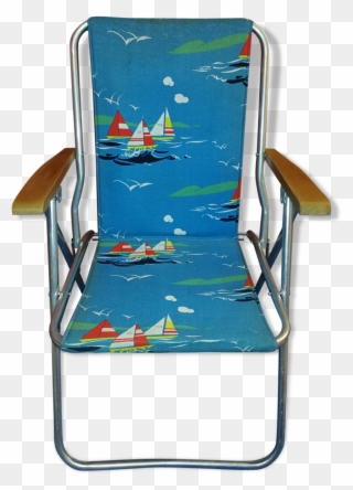 Camping Folding Chair Vintage - Folding Chair Clipart