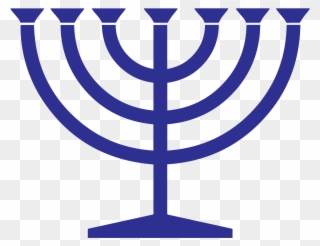 Feasts & High Holidays - Jewish Symbols Menorah Clipart