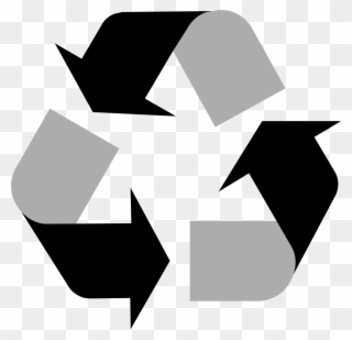 Clipart Of Symbol, Disposal And Simbol X - Recycling - Png Download