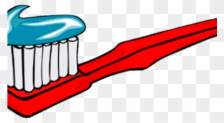 Toothbrush Clipart Soap - Toothbrush And Toothpaste - Png Download