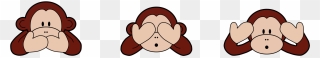 File - Threewisemonkeysoriginal - Svg - Three Wise Monkeys Clipart - Png Download