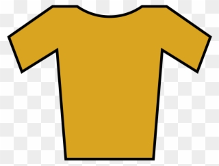 File - Jersey Goldenrod - Svg - Gold T Shirt Clip Art - Png Download
