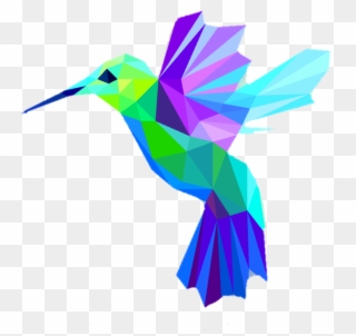 Colibri Sticker - Polysphere 25 Clipart