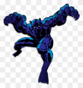 To Be Discovered And Listed, The Newly Acquired Marvel's - Black Panther Kirby Clipart