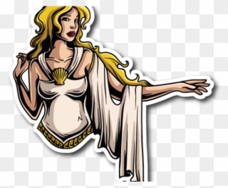 Greece Clipart Athena - Greek Gods Stickers - Png Download