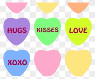Romance Clipart Candy Gram - Heart - Png Download