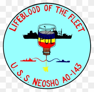 Uss Neosho Insignia, 1958 (nh 65718 - Circle Clipart