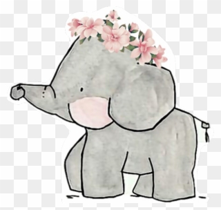 Download Elephant Sticker Cute Drawing Clipart 3348817 Pinclipart
