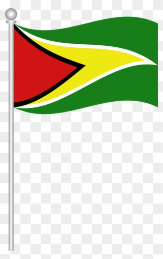 Flag Of Guyana, Flag, Guyana, World, Nation - Guyana Flag Png Clipart
