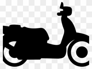 Scooter Clipart Two Wheeler - Scooter Clip Art - Png Download