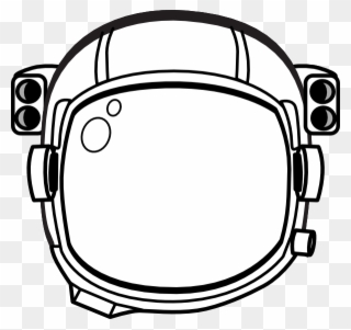 Space Clip Art - Astronaut Helmet - Png Download