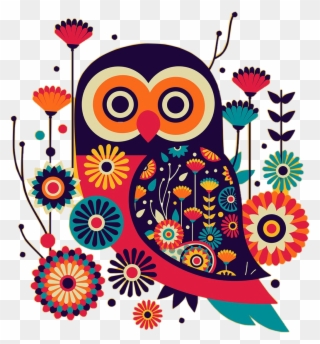 Scowls Sticker - Chumbak Owl Clipart