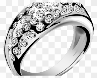 Monster Waves Clipart Wedding Ring - Серебряное Кольцо Png Transparent Png