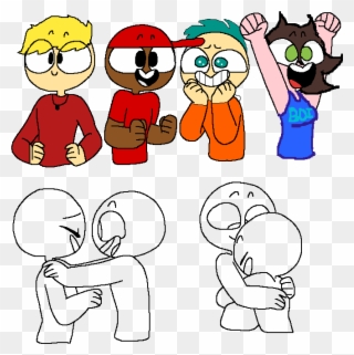 I Edited The One On The Far Right - Drawing Clipart
