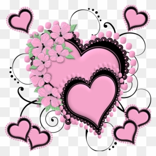 Coração Clean Heart, Valentines Day, Valentine Hearts, - Saint Valentin Coeur Rose Clipart