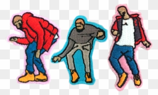 Dancing Drake Patches 3-pack - Drake Patches Clipart