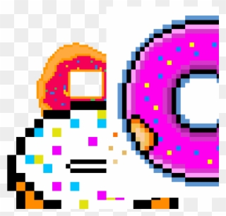 Donuts - Logo Badge Pixel Art Tf2 Clipart