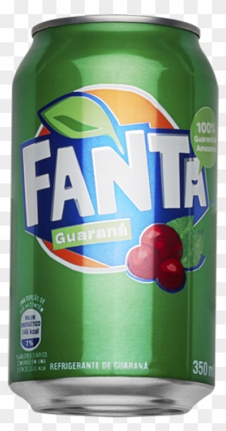 Fanta Guaraná - Caffeinated Drink Clipart