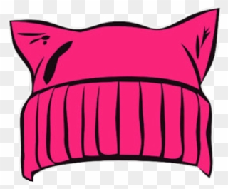 Pussyhat Hat Pinkhat Cathat Resist Womensmarch Nastywom - Throw Pillow Clipart
