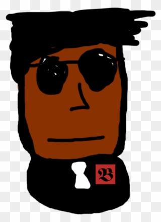 Bayonse Bodyguard Black - Cartoon Clipart