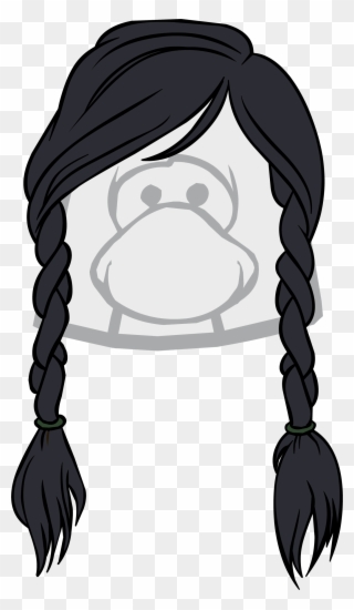 The Wistful - Club Penguin Brown Hair Clipart
