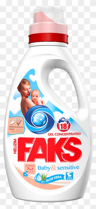 Faks Helizim Baby&sensitive Gel - Plastic Bottle Clipart