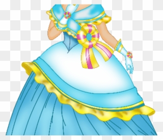 Cinderella Clipart Blue Dress - Png Download