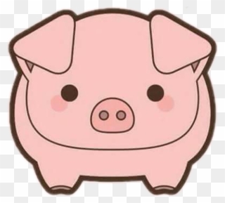 Cerdito Sticker - Kawaii Pigs Clipart