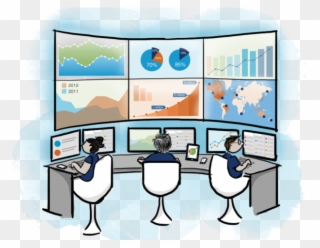 Software Development Clipart Command Centre - Command And Control Center Icon - Png Download