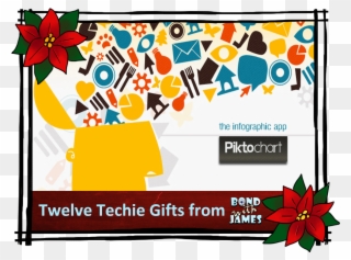 Twelve Techie Gifts - Infographic Maker App Clipart