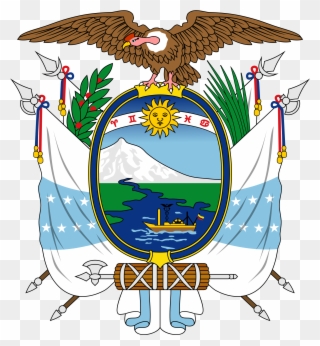 Open - Escudo La Bandera De Ecuador Clipart