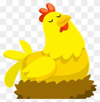ไก่ สี เหลือง การ์ตูน Clipart