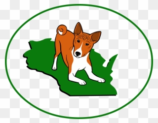 Basenji Club Of Southeastern Wisconsin Red & White - Basenji Clipart