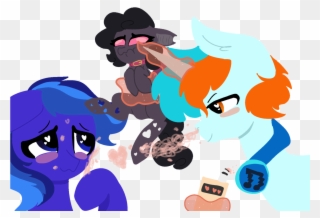 Nootaz, Blushing, Changeling, Changeling Oc, Collar, - Cartoon Clipart