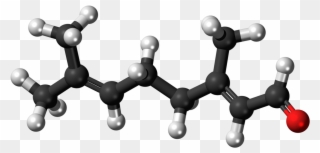 Citral - Volatile Organic Compounds Molecule Clipart