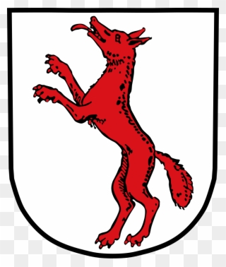 Deu Rennertshofen Coa - Wappen Fuchs Clipart
