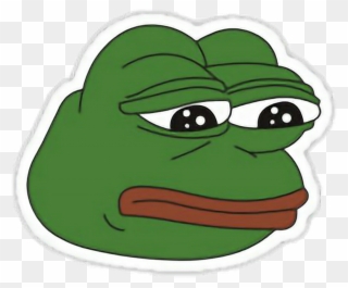 Pepe Sticker - Sad Donald Trump Pepe Clipart