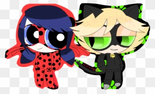 Free Png Download Ladybug And Cat Noir By 22funday - Miraculous Ladybug End Cat Noir Clipart