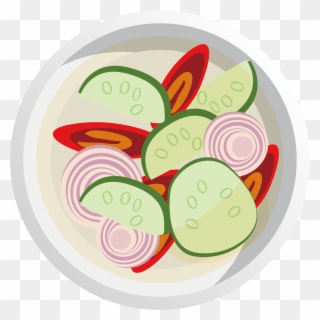 Vietnamese Cuisine Cucumber Vegetable Clip Art - Circle - Png Download