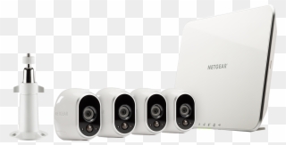 Arlo Security System With 4 Hd Cameras - 4 Arlo Camera Clipart